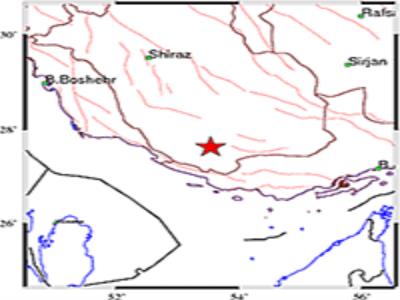  گزارش اولیه زلزله، استان فارس ، بزرگی ۴.۰ چهارشنبه، 21 خرداد 1399